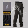 Pantaloni in softshell invernali impermeabili per uomo