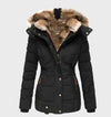 Winterjas voor dames, slim fit met capuchon | Waterafstotend 0