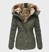 Winterjas voor dames, slim fit met capuchon | Waterafstotend 2