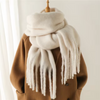 Wintersjaal voor dames | Dik pashmina-ontwerp 1