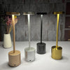 EleganceGlow Lampada da tavolo - Senza fili e ricaricabile via USB