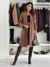 Wollen jas voor dames, minimalistisch design | Winter 1