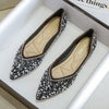 Tauria strass piatto bling diamanti scarpe da sposa