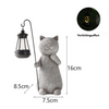 Gatto da giardino solare - Decorazione affascinante con effetto luce magico