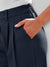 Zwarte Damesbroek Hoge Taille met Rechte Pijpen – Casual en Comfortabele Pasvorm voor Vrouwen - 3