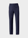 Zwarte Heren Broek met Hoge Stretch, Ruime Zakken en Ademend Materiaal voor Comfortabele Pasvorm - Blauw
