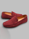 Zwarte Suède Loafers Dames met Gevoerde Binnenzool – Comfortabele Slip-On Schoenen voor Elke Gelegenheid |Bordeaux
