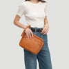 Moderne Lederen Crossbody Tas – Compact en Stijlvol