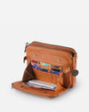 Moderne Lederen Crossbody Tas – Compact en Stijlvol