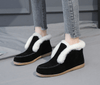 Stivaletti in suede e pelle