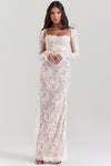 Zavando – Elegantes, weibliches Maxikleid aus Spitze