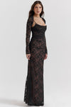 Zavando – Elegantes, weibliches Maxikleid aus Spitze