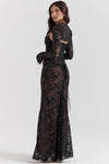 Zavando – Elegantes, weibliches Maxikleid aus Spitze