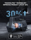 AstroAI Bandenpomp Luchtcompressor 12V, draagbare elektrische Auto-stopbandenpomp met bandenspanningmeter, ventieladapters en LED-licht, auto-accessoires, Geel