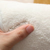 Witte ronde tapijt