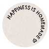 Witte ronde tapijt