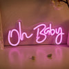 BrightBaby Neon Luce - Decorazione Elegante per Feste e Ambienti Abitativi