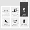Nieuwe Waterdichte Bone Conduction Hoofdtelefoon Stereo Bluetooth
