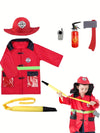 Brandweerman Kostuum - Realistisch Speelgoed voor Creatieve Rollenspellen