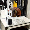 SpaceSaver – Organizzatore Trasparente per Armadio con 3 Scomparti