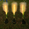 SolarReed – Lampada da giardino in canna palustre con energia solare e illuminazione LED