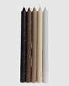 Candele tozze di legno