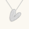 Collana con diamante iniziale a bolle