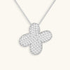 Collana con diamante iniziale a bolle