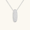 Collana con diamante iniziale a bolle