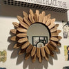 SolisMirror - Bohemian Sonnenblumen Wandspiegel