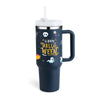 Isolierbecher mit Griff und Strohhalm, 40 oz