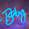 BrightBaby Neon Luce - Decorazione Elegante per Feste e Ambienti Abitativi