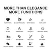 Braccialetto fitness smart impermeabile con misuratore di frequenza cardiaca e pressione sanguigna per donne