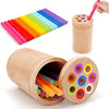 Bastoncini di equilibrio in legno - Divertimento educativo e colorato