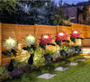 Luci di Crisantemo Artificiali – Illuminazione Solare da Giardino per un Giardino Incantevole
