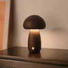 LumoGlow - Incantevole Lampada Notturna LED a Forma di Fungo in Legno