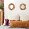 SolisMirror - Bohemian Sonnenblumen Wandspiegel