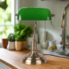 LuxeLume - Elegante lampada da tavolo in vetro per illuminazione senza tempo
