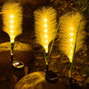SolarReed – Lampada da giardino in canna palustre con energia solare e illuminazione LED