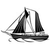 Majestueuze zeilboot wandkunst