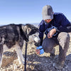 Bottiglia d'acqua pieghevole per cani