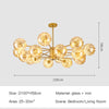 NobleLuminance - Glaskogel lampadario a corona