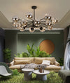 NobleLuminance - Glaskogel lampadario a corona