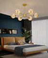 NobleLuminance - Glaskogel lampadario a corona