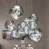 Lampada a sospensione in vetro elegante - design scandinavo