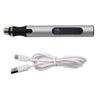 Gravierstift - geschikt voor beginners - gebruiksvriendelijk en intuïtief - 200gr. - Inclusief USB-C snelladerkabel - Wandklok