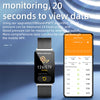 Orologio intelligente Luxe per misurazione non invasiva della glicemia: ECG, PPG, frequenza cardiaca, VRC | Marchio salute, fitness tracker per donne e uomini