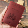WanderPass | Portafoglio Passaporto in Pelle di Lusso per Viaggi Sicuri