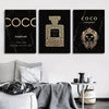 Luxury Perfume Bottle Canvas Art Set – Elegantie voor Jouw Ruimte