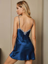 LunaGrace - Elegante camicia da notte con dettagli in pizzo
